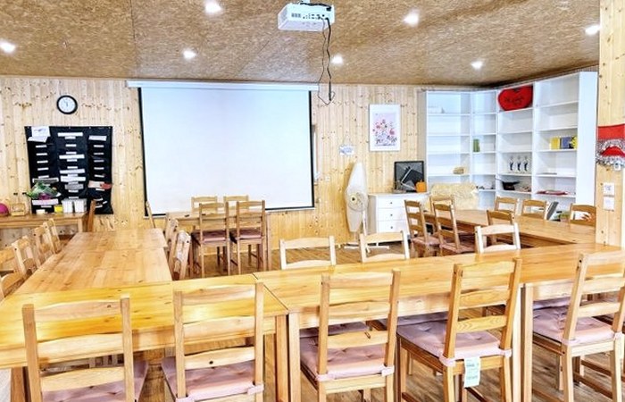 Seminar room with projector